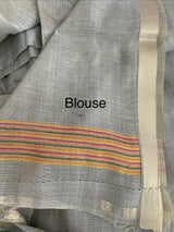 Jamdani silk Cotton Saree with thread work MSJ790