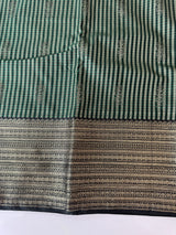 Checks Semi kanchi silk saree with blouse MBS7859