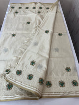 Blended soft tussar silk saree MS90543