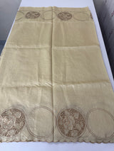 Tussar chanderi cutwork saree MSTC121 Beige