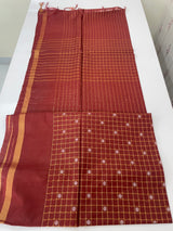 Bhagalpuri Semi tussar saree MS896 - Maroon