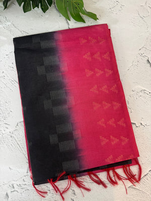 Bhagalpuri Semi tussar saree with contrast borders MST592