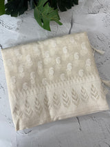 Fancy Net saree with thread work MSH271 - Ivory 1