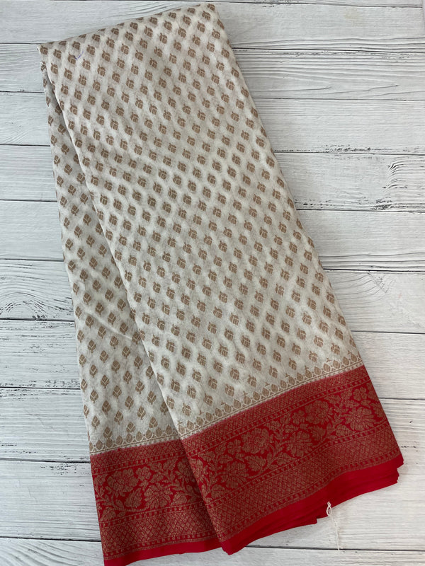 Banarasi viscose Georgette saree MKGS611