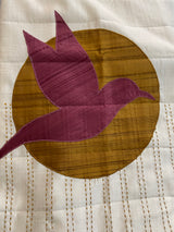 Blended tussar saree with kanta embriodery and appliqué work- MBTS99