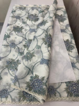 Handworked chiffon Organza saree MCS4534