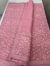 Kota silk saree with embroidery MKS7012 - Pink