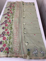 Jamdani silk Cotton Saree with thread work  MSJ790