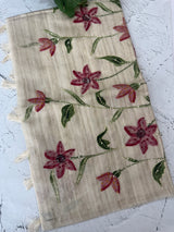 Silky kota saree with kanta work and french knots MSK4389