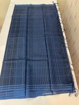 Soft organza saree with thread checks and sequence work MOS867(10)