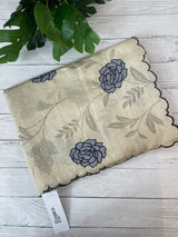 Semi tussar appliqué work saree MTS6589