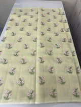 Netkota embriodery saree MS1496 ButterYellow