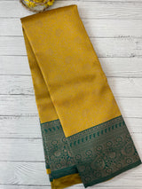Brocade semi silk saree MS67443