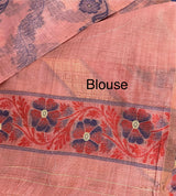Jamdani silk Cotton Saree with thread work  MSJ790