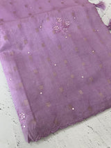 Fancy Chanderi silk saree with blouse MFC213