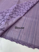 Cutwork Semi tussar saree MTSS845