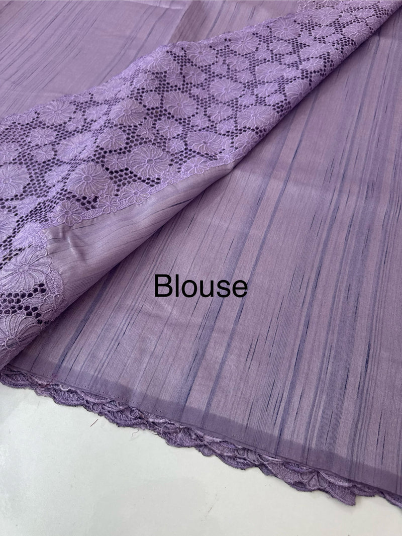 Cutwork Semi tussar saree MTSS845