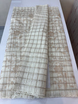 Check Mul chanderi saree with tissue applique work MSH147