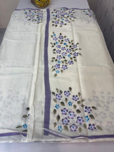 Soft kota saree with handpainting MNEKS499