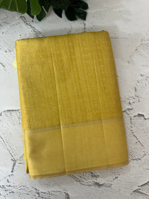 Semi silk saree with zari weaving  MSG6161 GreenmixYellow
