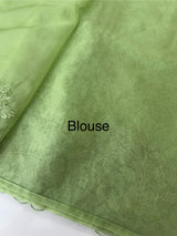 Soft Organza saree with embroidery borders - MSH299