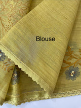 Soft silk cotton saree with embriodery MS8678