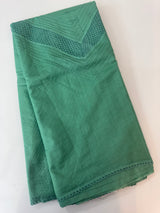 Supernet saree with crochet work and lace border MCJ5433 (V shape Crochet)