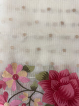 Premium Kota silk saree with zari buttas &  embroidery borders MSK4390