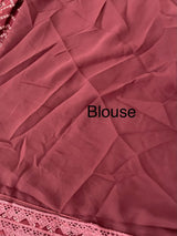 Bandhani georgette saree with mirror work MMB379