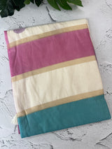 Semi chanderi saree with multi color polka dots- MSF334