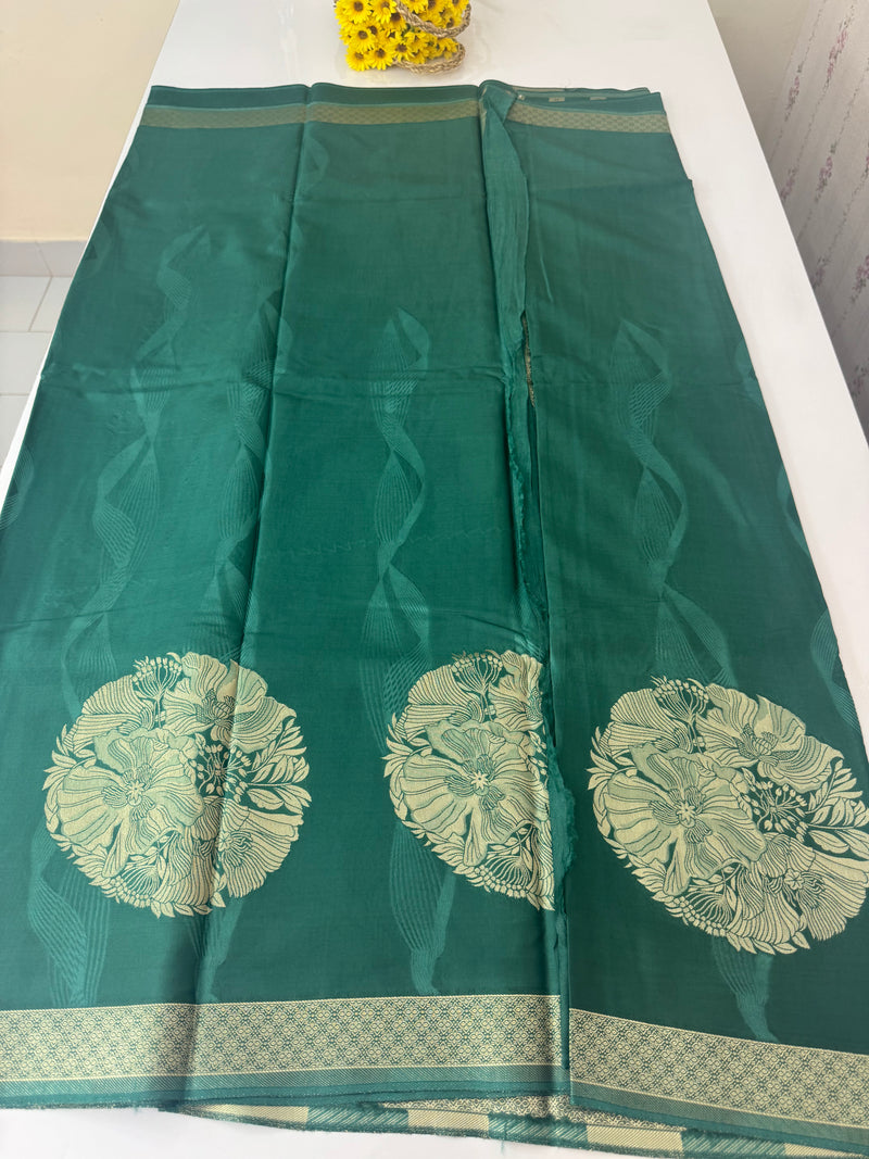 Crepe tissue silk saree with blouse MA32321