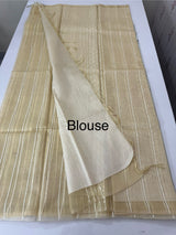 Soft organza saree with thread lines and sequence work MOS868(22)