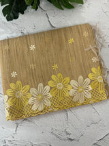 Soft Tissue kota embroidery saree MSK4660 - DuskyYellow