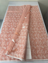 Kota embriodery saree MS1455 - PastelPeach