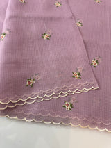 Soft kota silk saree with embriodery work MS89432