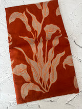 Semi organza saree with appliqué work - MSH906- RustOrange (3)