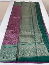 Brocade semi silk saree MS67443