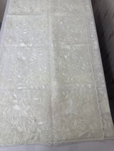 Soft Organza saree with Applique work MSLK478