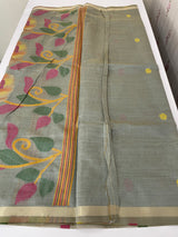 Jamdani silk Cotton Saree with thread work MSJ790