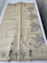 Jamdani silk Cotton Saree with thread work  MSJ790