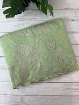 NetKota saree with tissue applique work MS15145 - PastelGreen