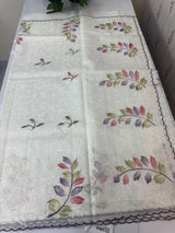 NetkKota sarees with handpainting and embroidery MS7833