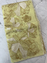 Jute Linen saree with thread work MSH206