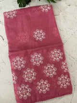 Soft kota checks saree with embroidery - MS7676