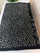 Supernet embriodery saree SSPNHRS