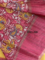 Semi silk saree with zari weaving  MSG6161