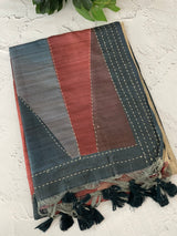 Semi soft silk saree with Kanta work MSK654
