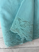Mul chanderi saree with applique borders MSH111 PastelBlue