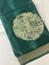Crepe tissue silk saree with blouse MA32321