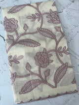 Moonga checks saree with Applique work  MSK765